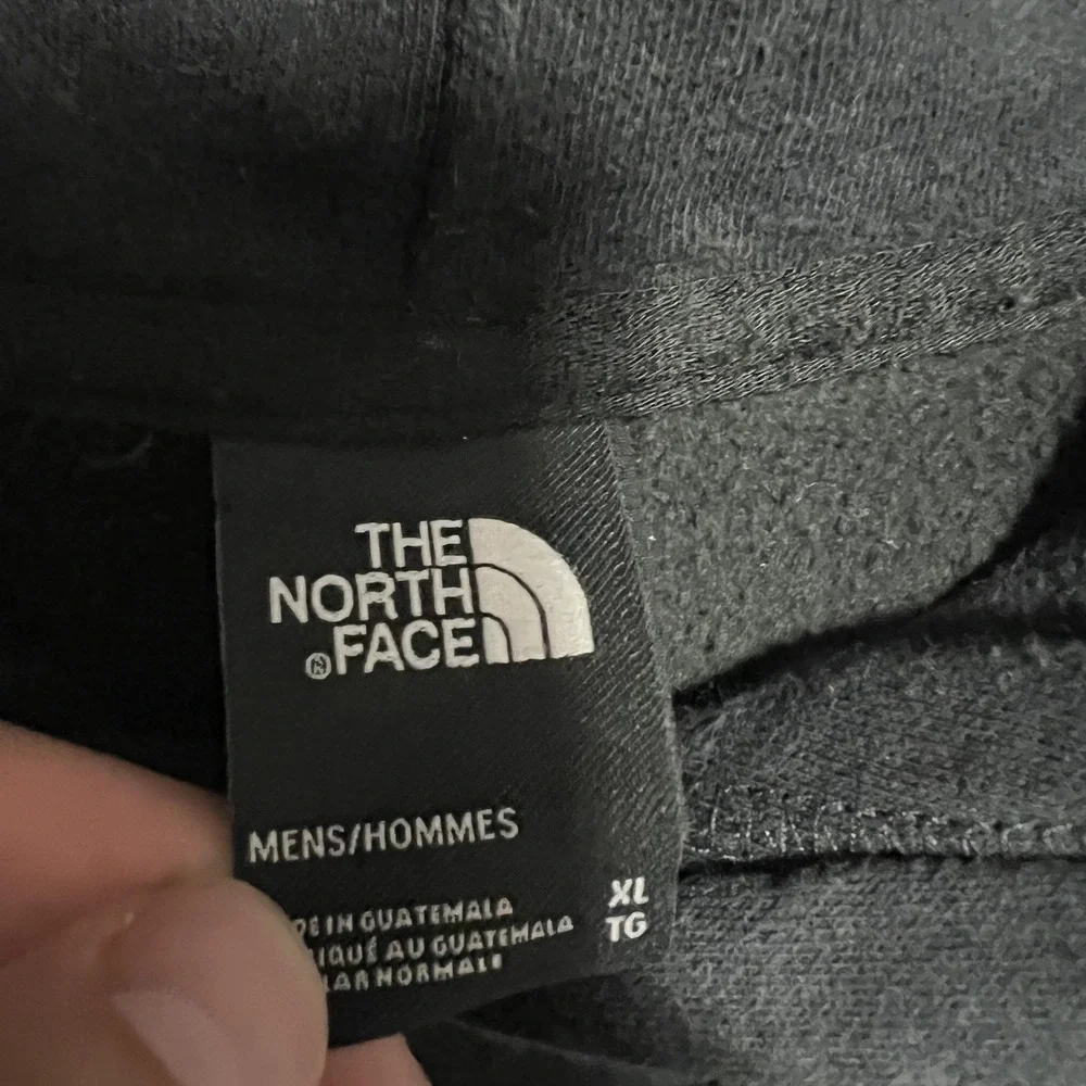 The North‎ Face Hoodie Mens XL Black Pullover Fleece Logo Graphic Sweatshirt